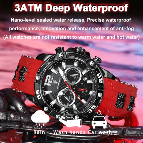 kf S9a59abdc45a14d1cbe96cfdcdca6c178S POEDAGAR Luxury Man Wristwatch Sport Chronograph Waterproof Luminous Date Watches for Men Casual Quartz Silicone Men