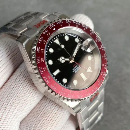 kf Sbdcbb90ec3684ea5b3617caea472bb3bR Tandorio 24 Hours Red Rotating bezel 200m Waterproof Sapphire Luminous NH34A GMT Automatic Mechanical Men s