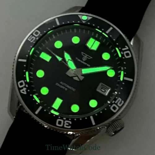 kf Sfa4fd3bd397545b1abf334264c1edc4bA Tandorio 20BAR Diving Automatic Watch For Men NH35 Movement Date Sapphire Crystal Luminous Waterproof 42 5mm